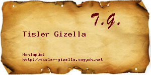 Tisler Gizella névjegykártya